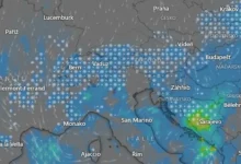 Pátek - sněžení v Evropě