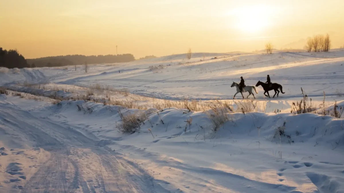 Pohádková krajina a pohádkoví jezdci