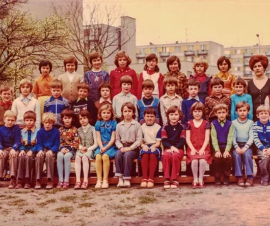 Retro fotografie československých školáků