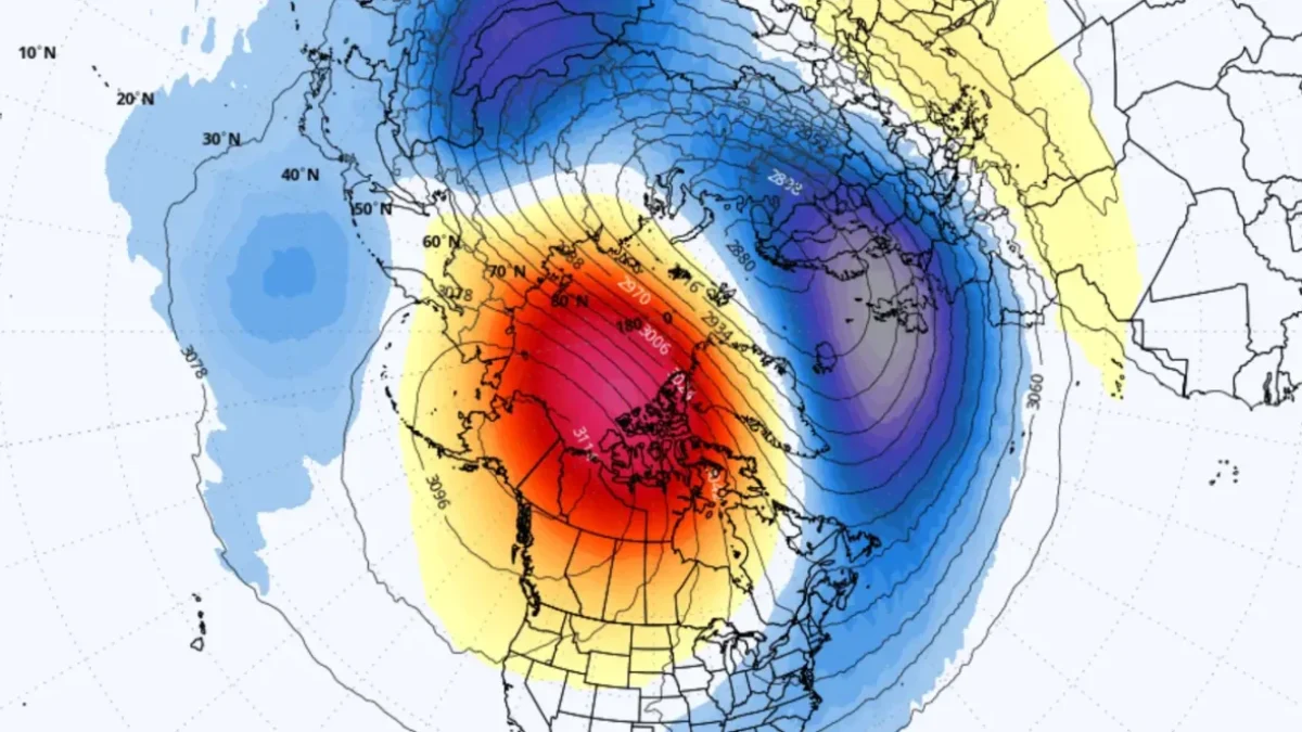mapa studené fronty