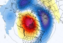 mapa studené fronty