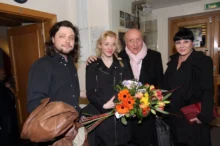 Rodina Slováčkových ještě s Aničkou