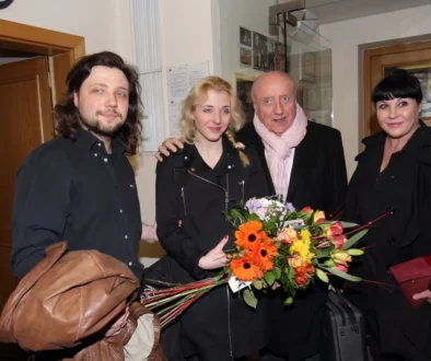 Rodina Slováčkových ještě s Aničkou