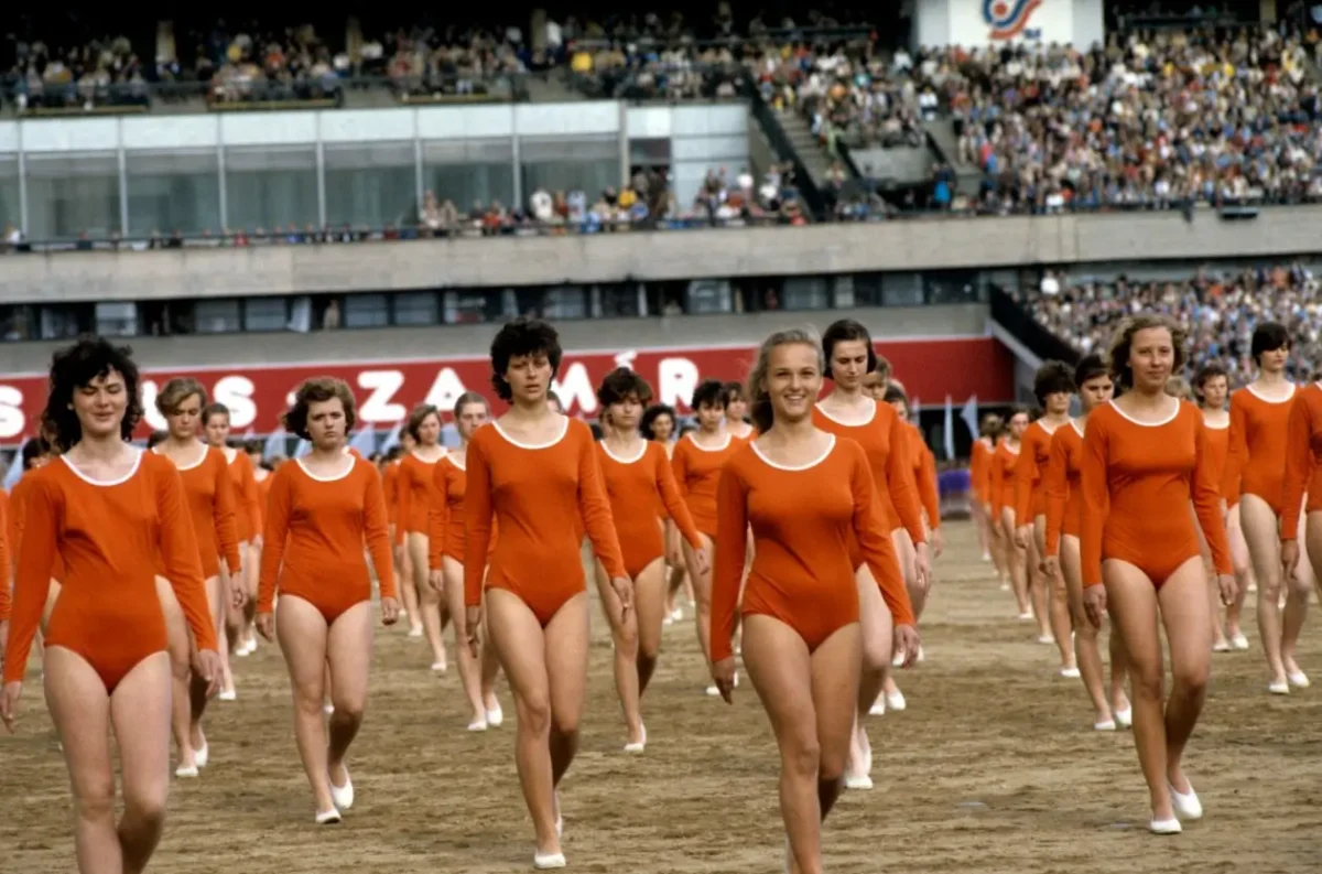 Spartakiáda v Praze.