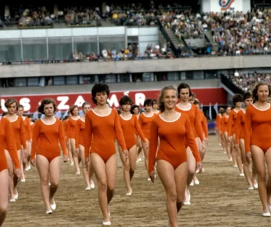 Spartakiáda v Praze.