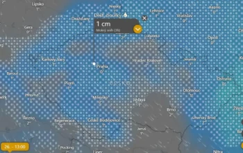 Sníh dnes ve 13 hodin