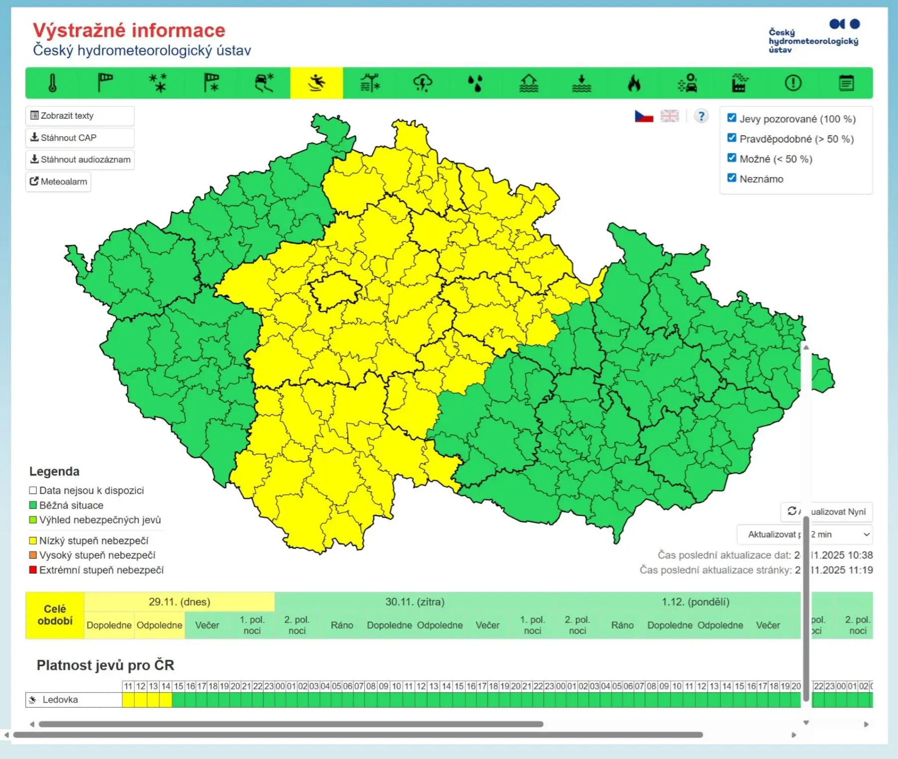 Varování před námrazou | TVGURU.cz Varování před námrazou