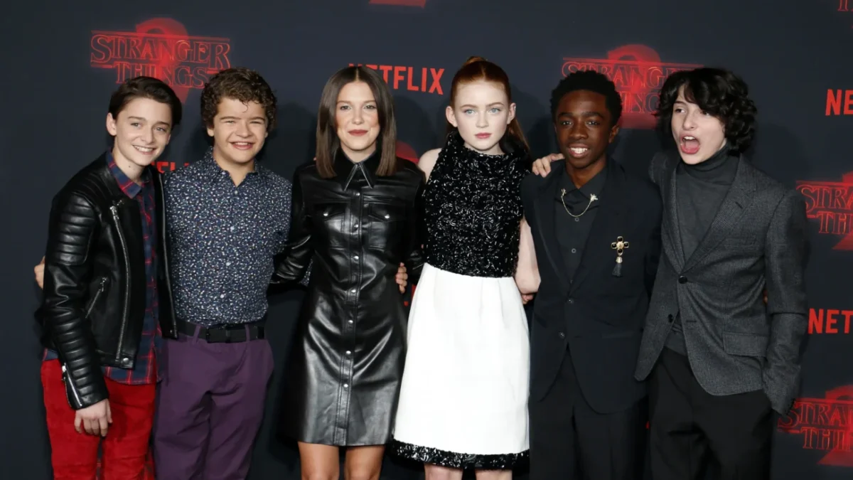 Stranger Things herci na červeném koberci