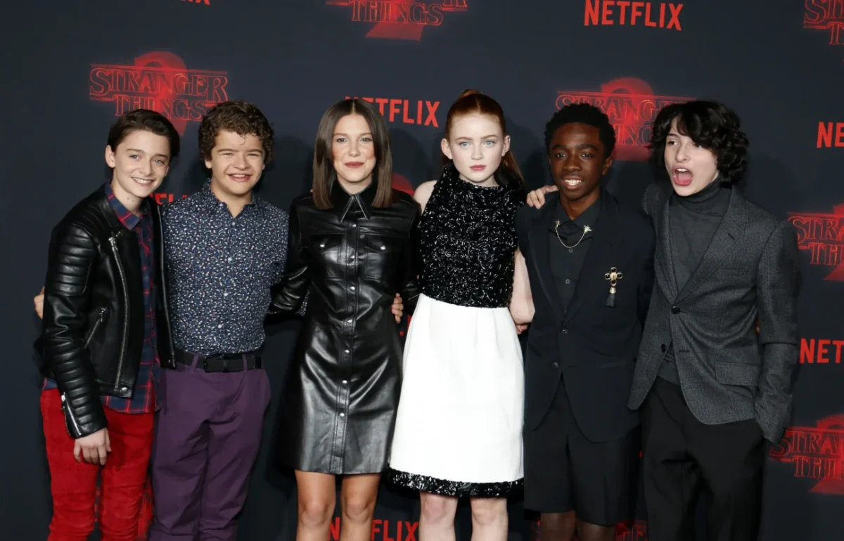 Stranger Things herci na červeném koberci