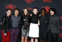 Stranger Things herci na červeném koberci