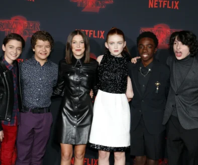 Stranger Things herci na červeném koberci
