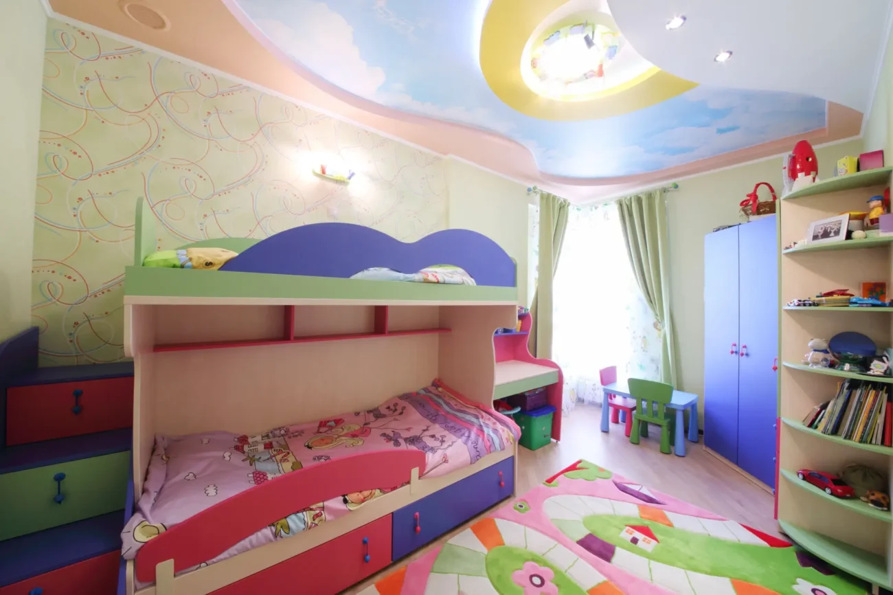 prázdný dětský pokoj