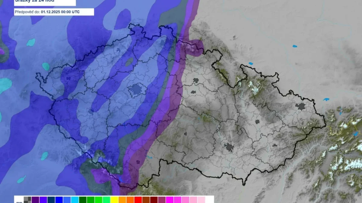 Srážky 1. prosince