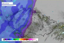 Srážky 1. prosince