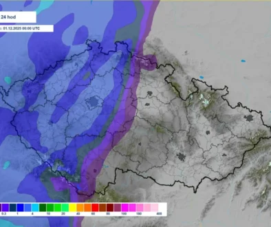 Srážky 1. prosince