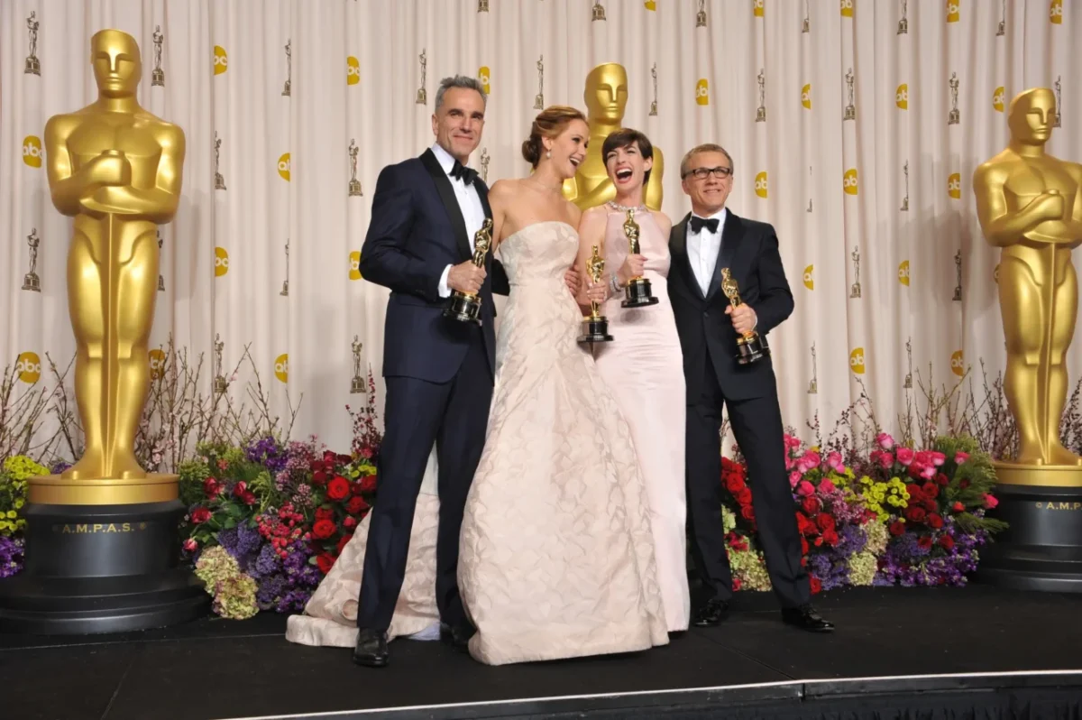 Američtí herci na předání cen Oscars.