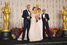 Američtí herci na předání cen Oscars.