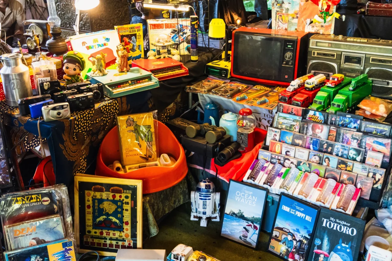 Pohled na staré hračky