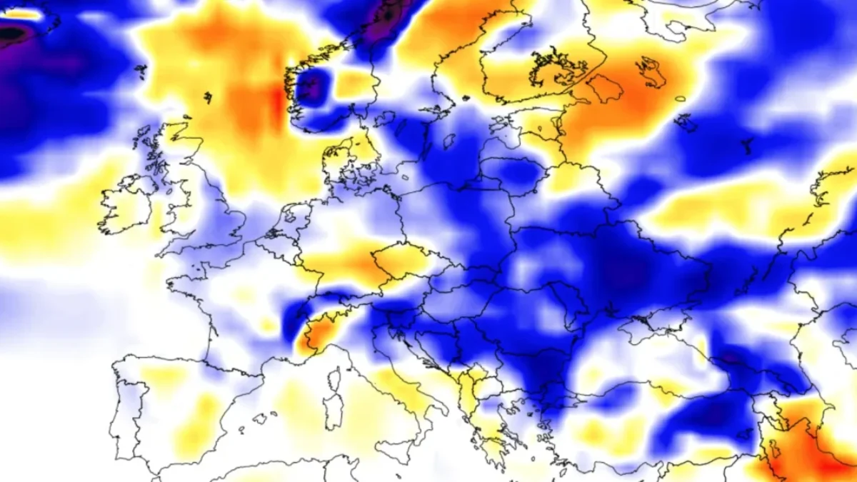 Počasí nad evropou se mění