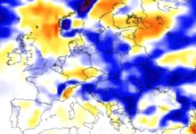 Počasí nad evropou se mění