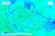 Teplota vzduchu v úterý 2. prosince