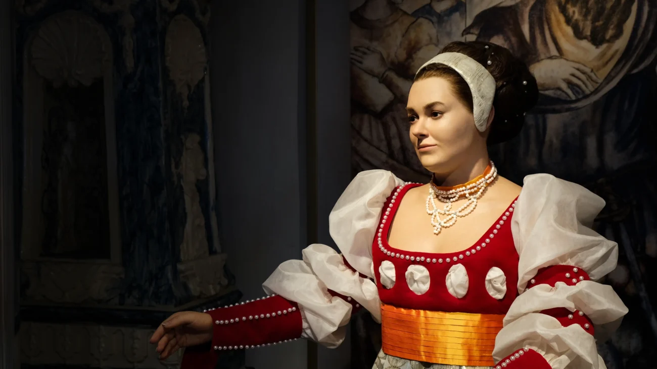 Vosková figurína herečky z Popelky