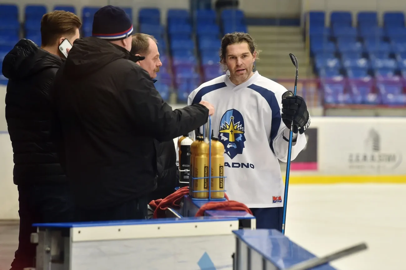 Jaromír Jágr v dresu Rytíři Kladno