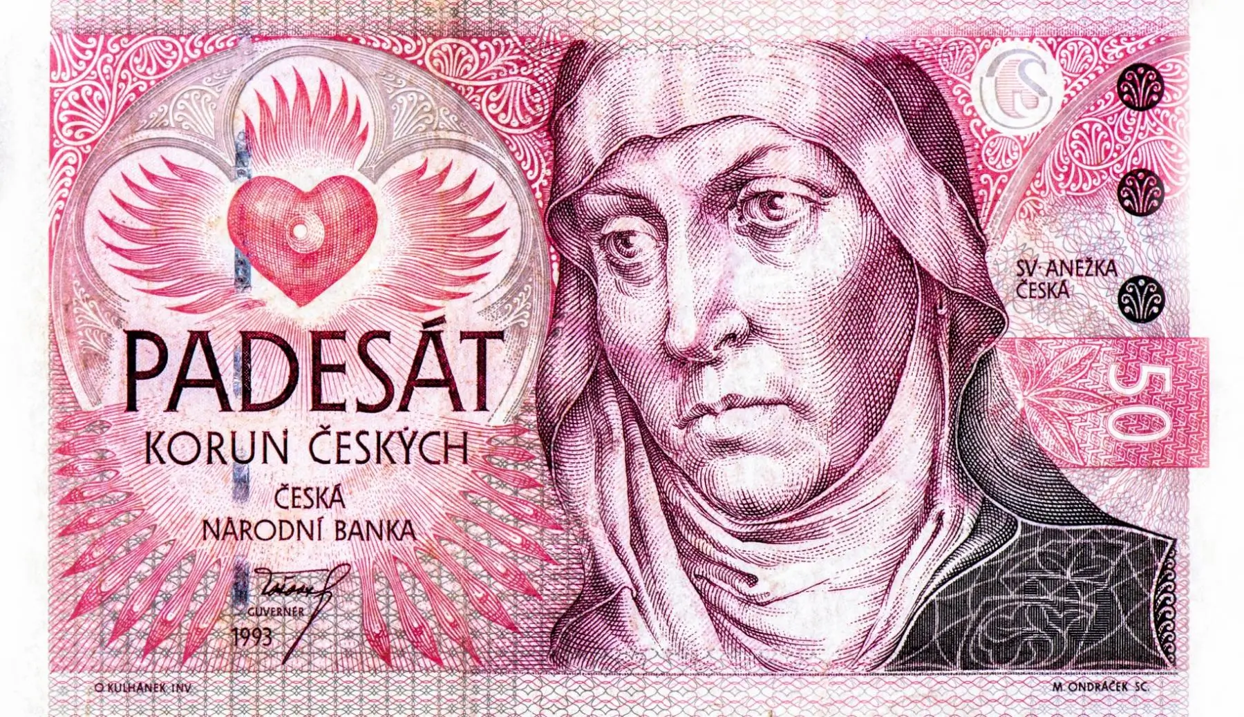 Pamatujete ještě na tuto bankovku? Znázorňuje právě sv Anežku Českou | TVGURU.cz Pamatujete ještě na tuto bankovku? Znázorňuje právě sv Anežku Českou