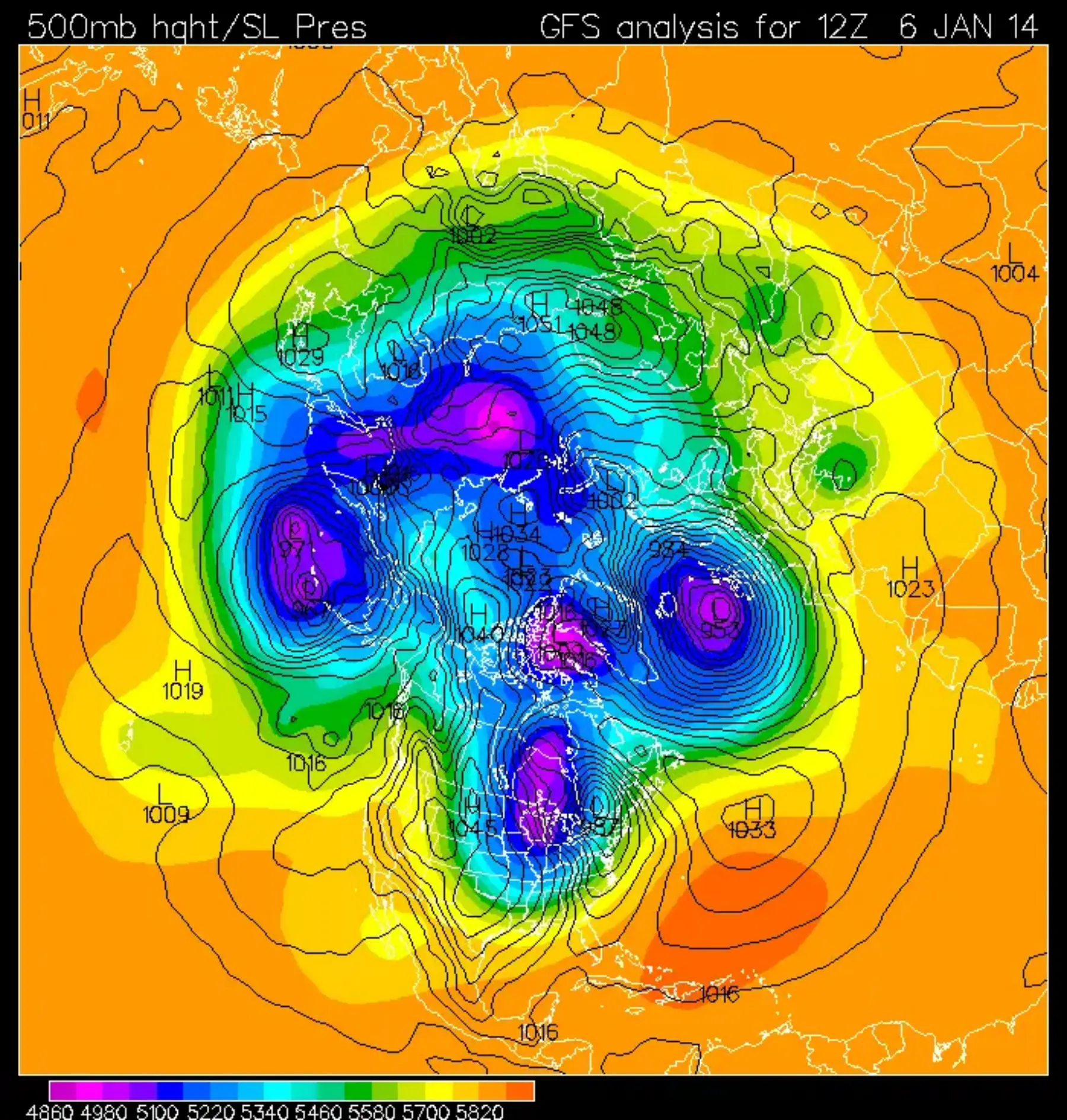 Polární vortex zaznamenaný NOAA nad severní polokoulí | TVGURU.cz Polární vortex zaznamenaný NOAA nad severní polokoulí