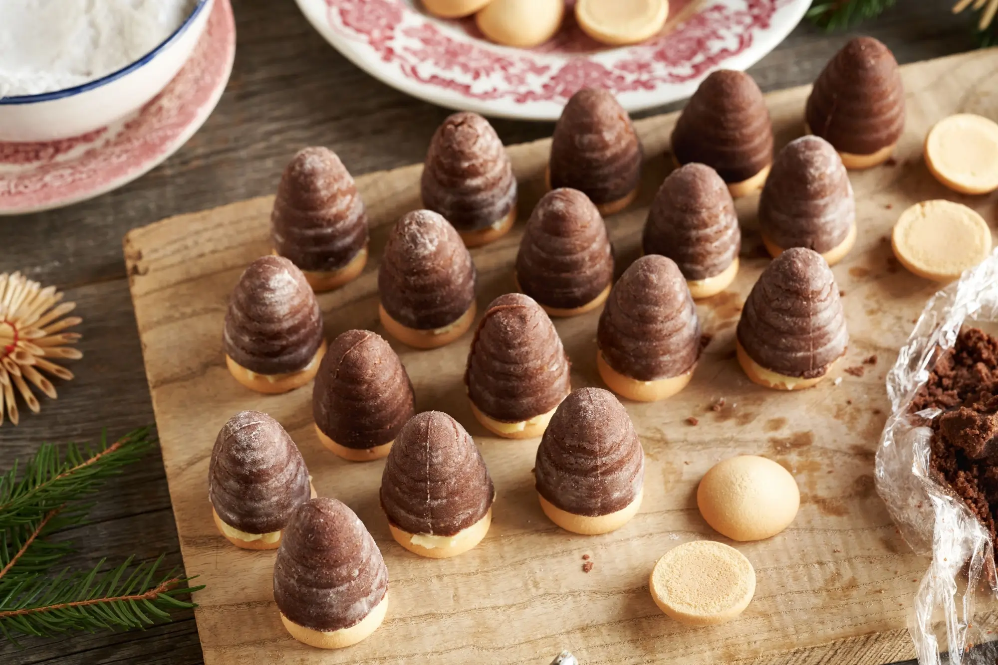 Pro děti zkuste vosí hnízda s banánovým nebo pomerančovým krémem