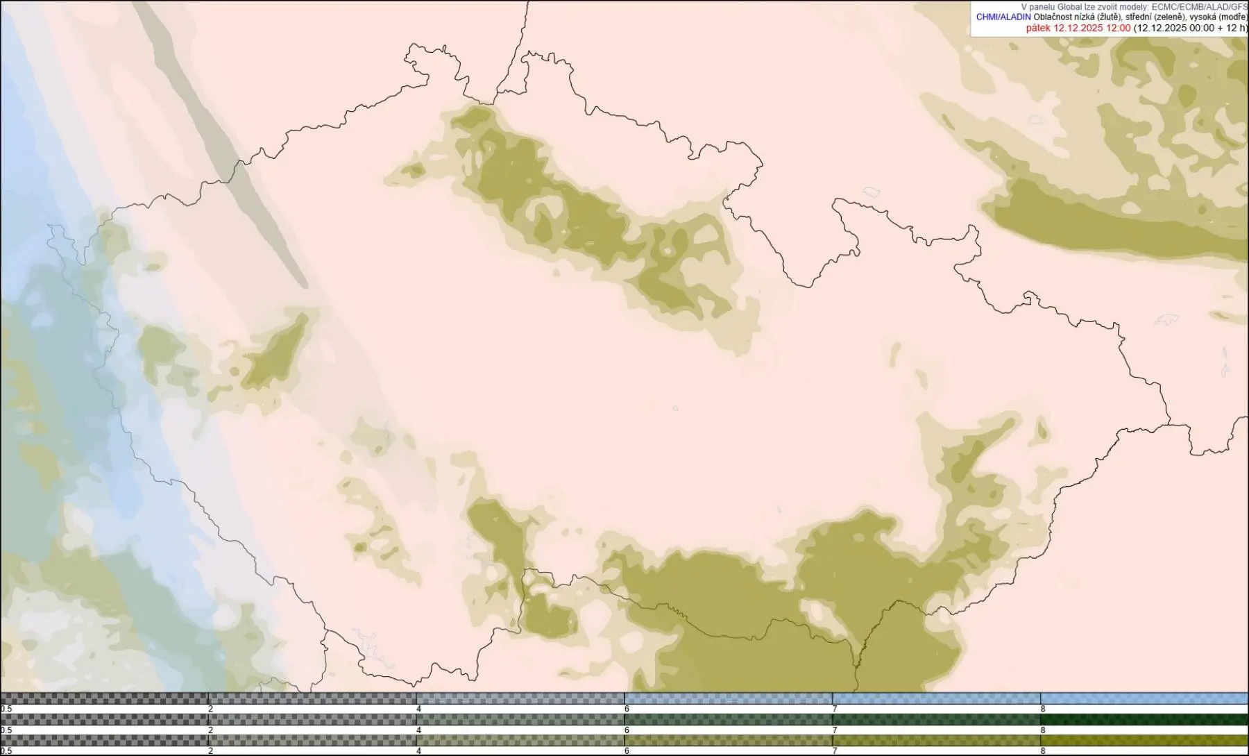 Mlha a nízká oblačnost tvoří inverzní ráz počasí | TVGURU.cz Mlha a nízká oblačnost tvoří inverzní ráz počasí