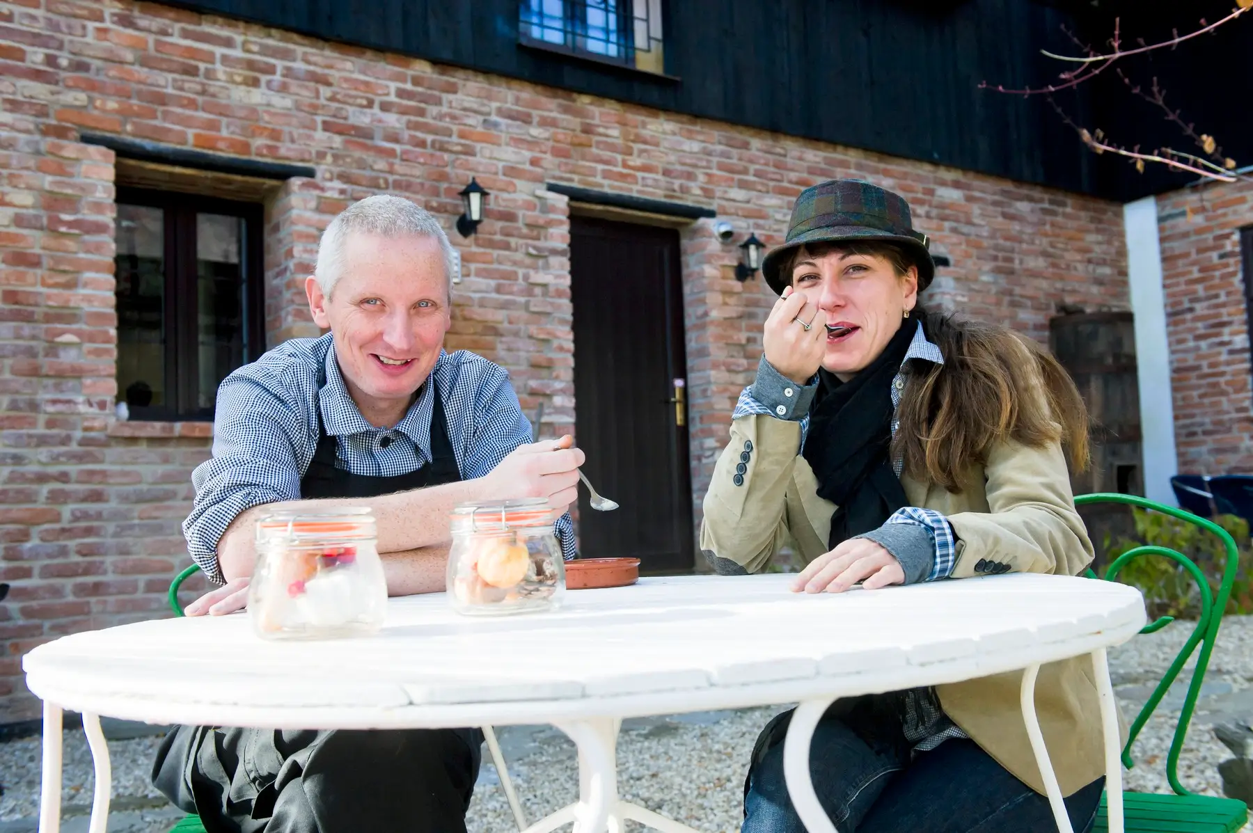 Eva Decroix se svým manželem