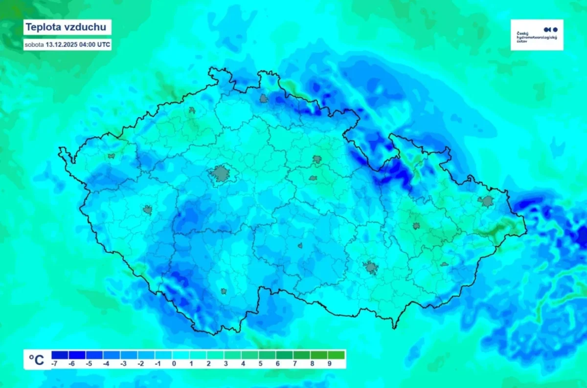 Teploty na horách se drží pod nulou