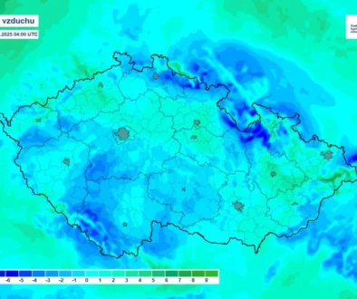 Teploty na horách se drží pod nulou
