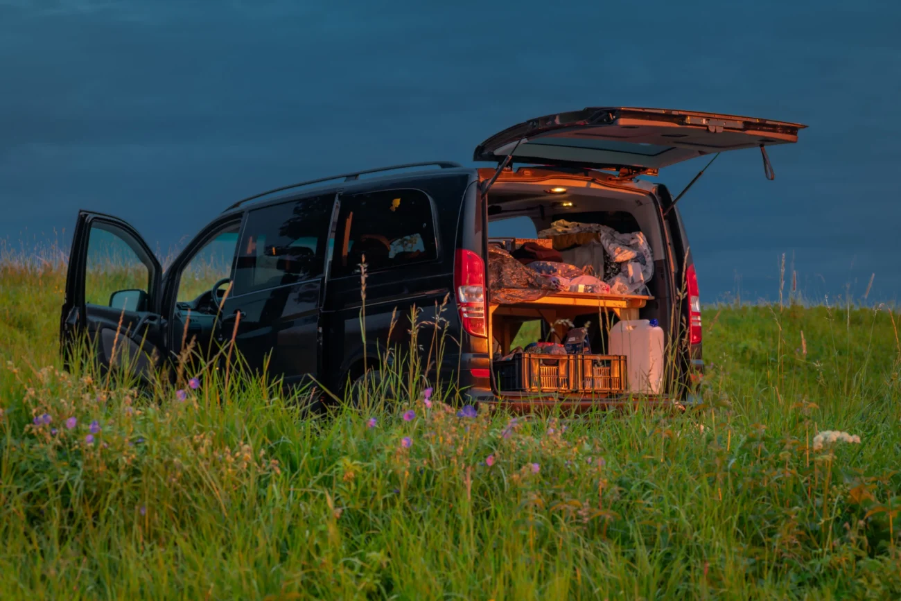 Auto určené k bydlení.