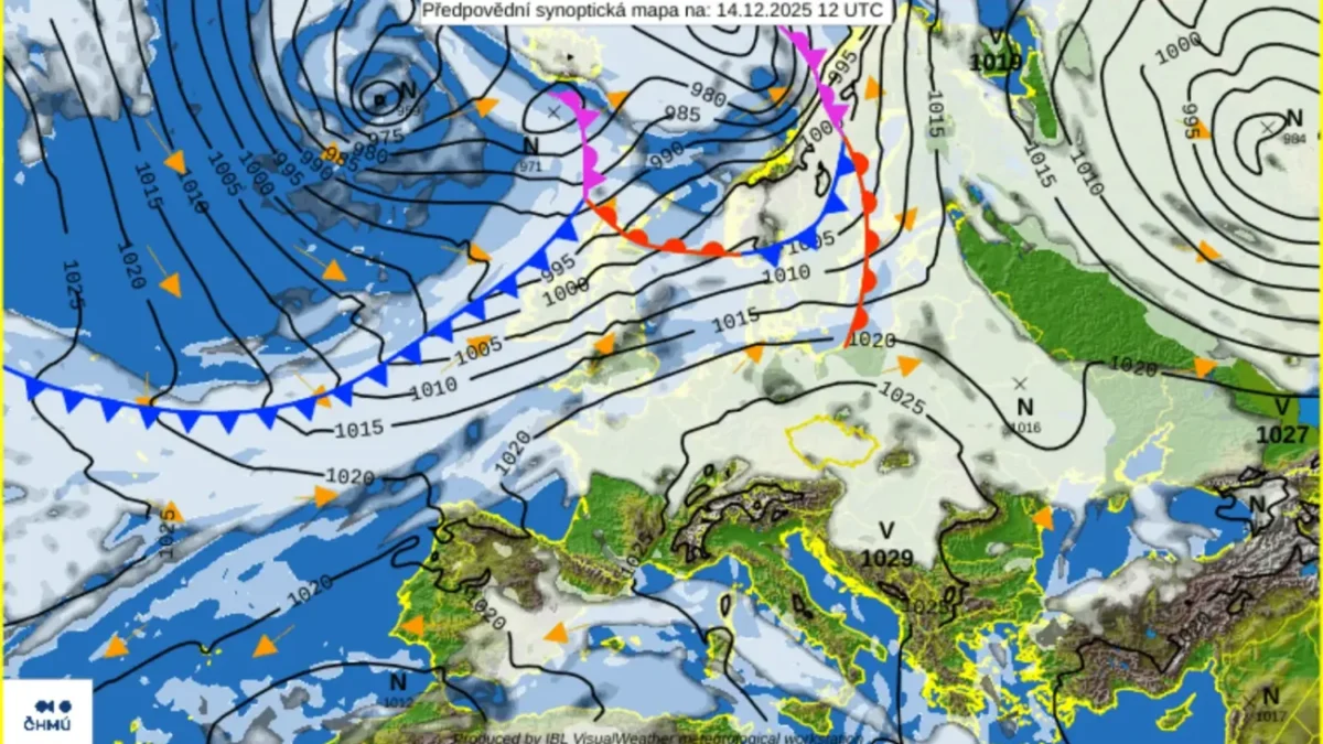 Předpovědní synoptická mapa