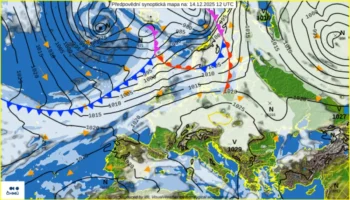 Předpovědní synoptická mapa