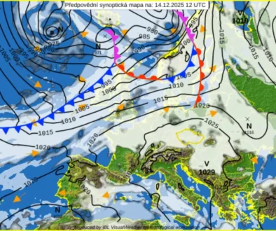 Předpovědní synoptická mapa