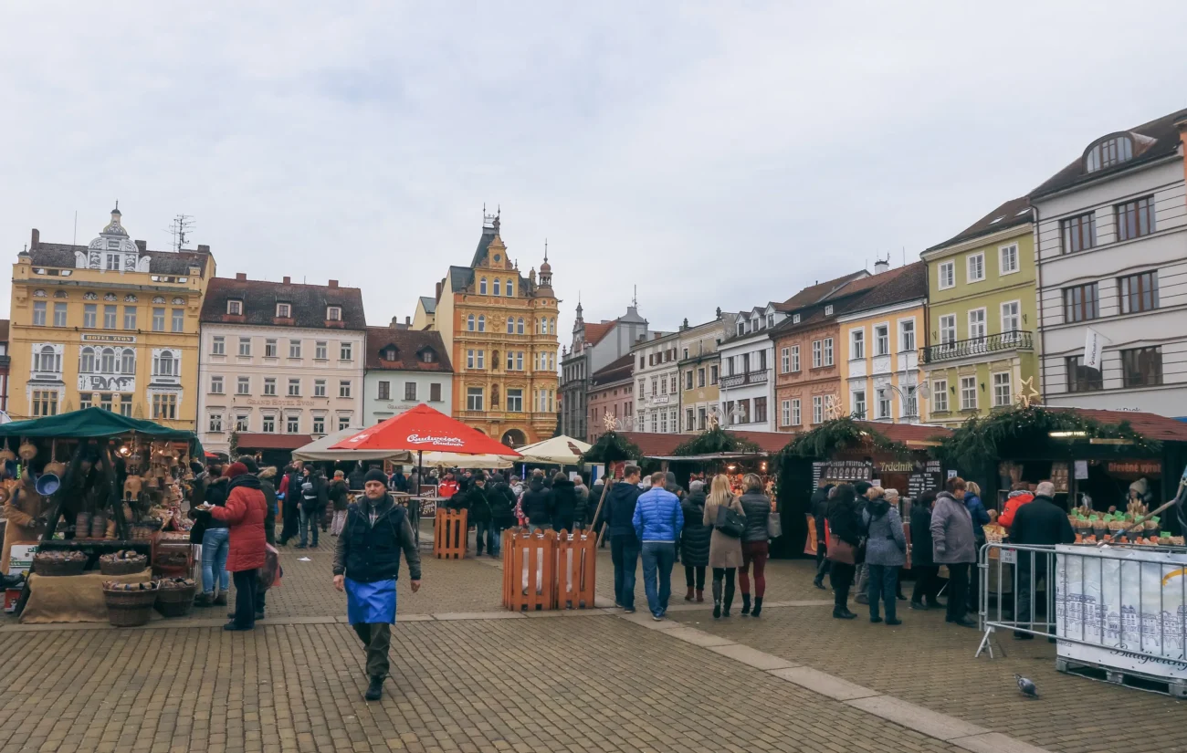Náměstí v Českých Budějovicích