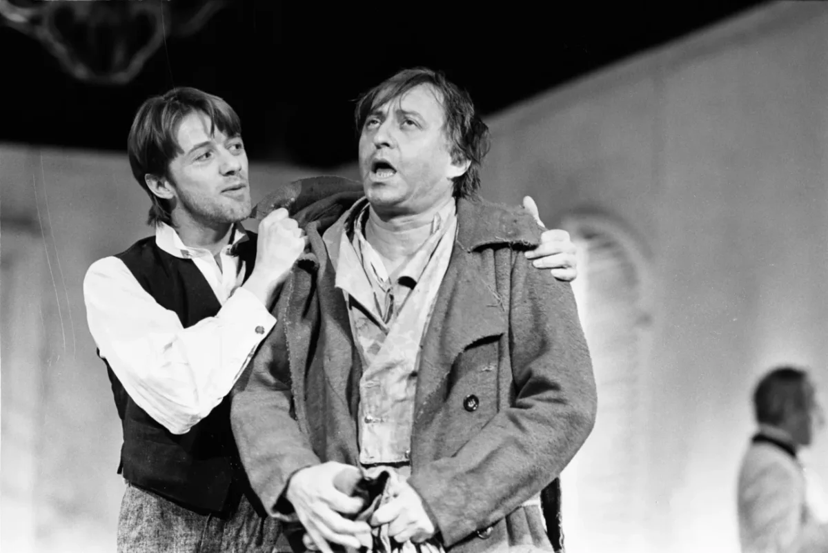 Jiří Lábus a Jiří Langmajer v divadle