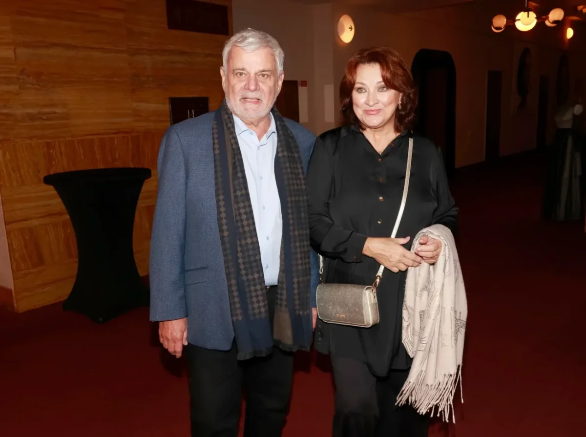 Zlata Adamovská s Petrem Štěpánkem