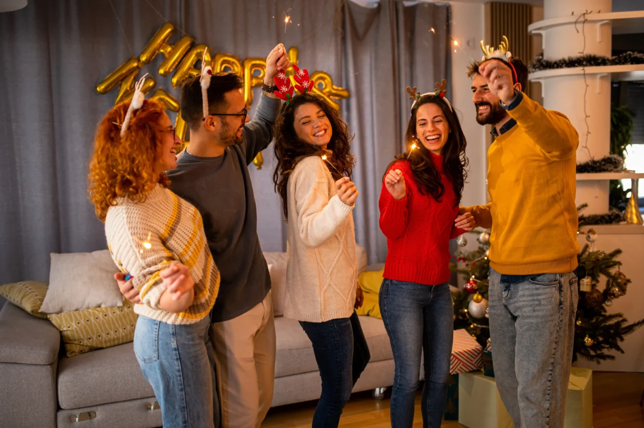 Oslava nového roku.