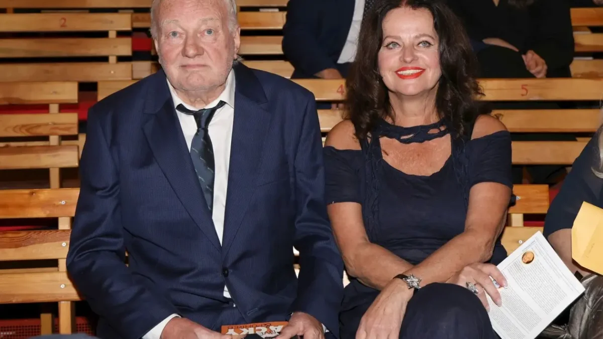 Luděk Sobota s manželkou.