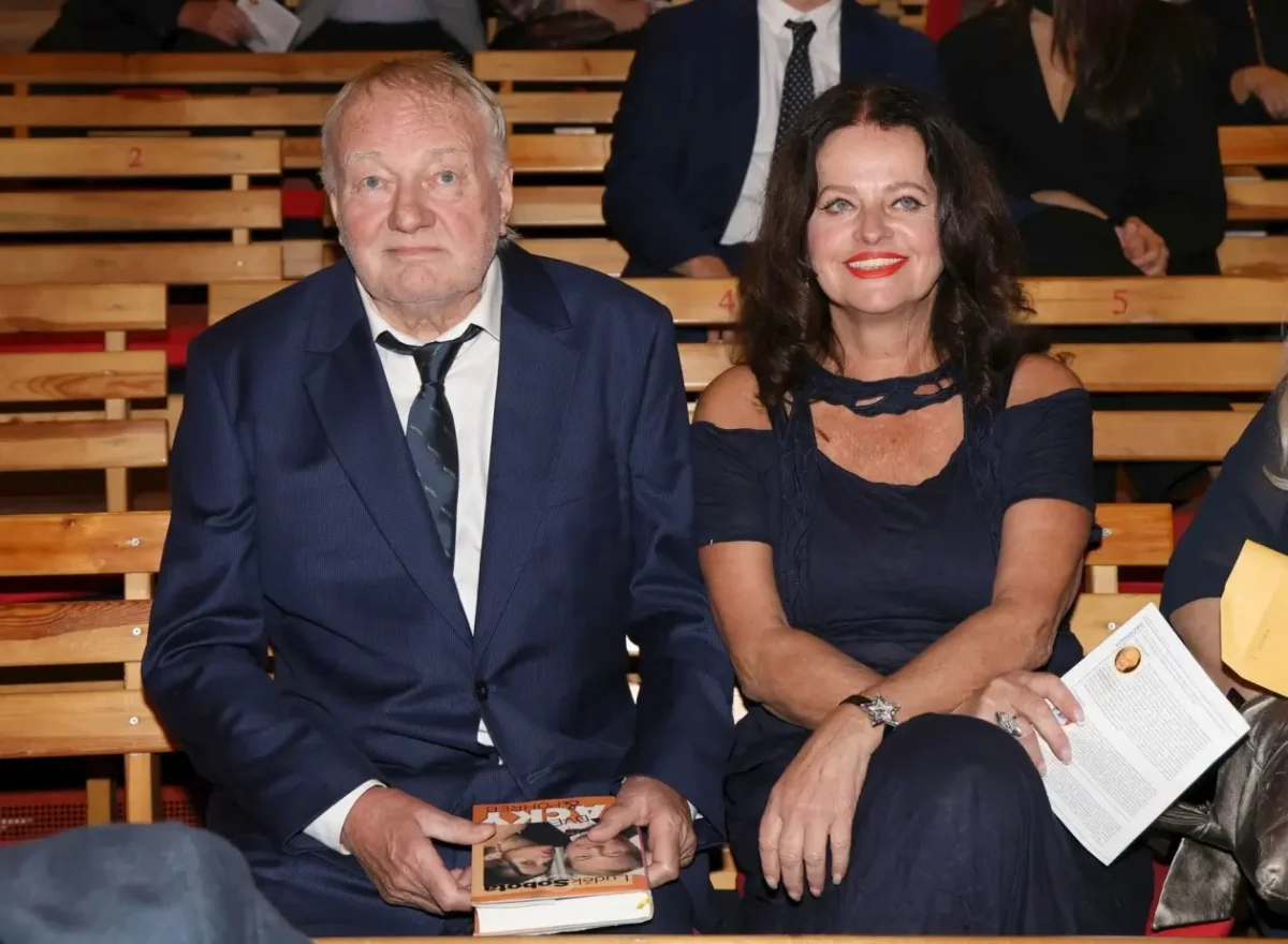 Luděk Sobota s manželkou.