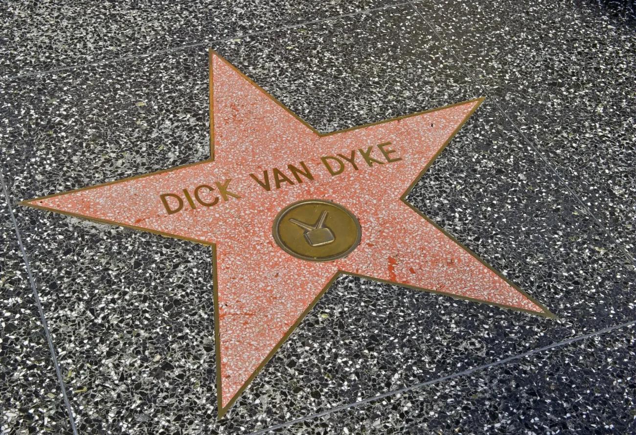 jeho hvězda na chodníku slávy v hollywoodu