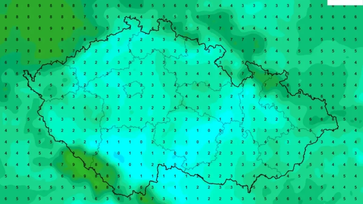 Sobotní denní maxima