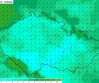 Sobotní denní maxima
