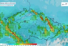 Zatímco doposud bylo spíš klidno, o Vánocích nás čeká silný vítr. Hlavně na horách