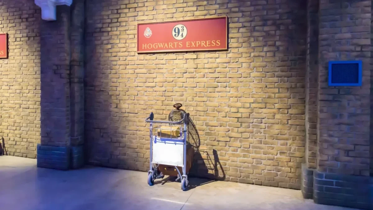Nádraží z Harryho Pottera.