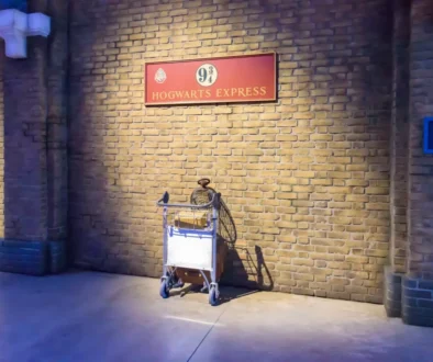 Nádraží z Harryho Pottera.